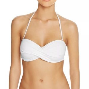 NWT Tommy Bahama Pearl Twist Bandeau Bikini Top
